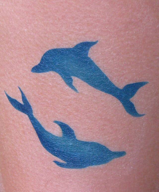  Size:360x460 - 40k: Body Art Tattoos Dolphins